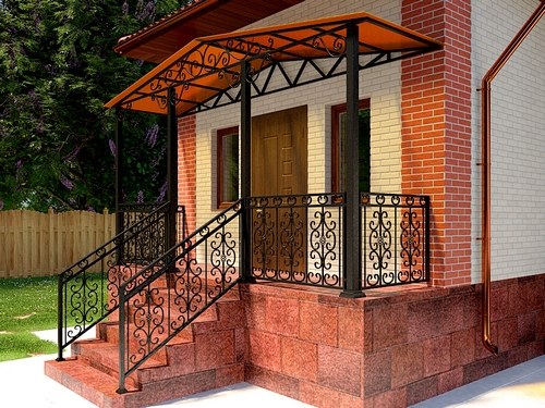 Навес над крыльцом НВ-5873