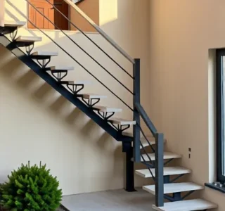 Лестница PROSTO MONO STEP TRINITY г-образная забежная УЛ-011