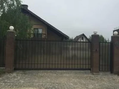 Откатные ворота на винтовых сваях 4000×1900 ВТ-11462