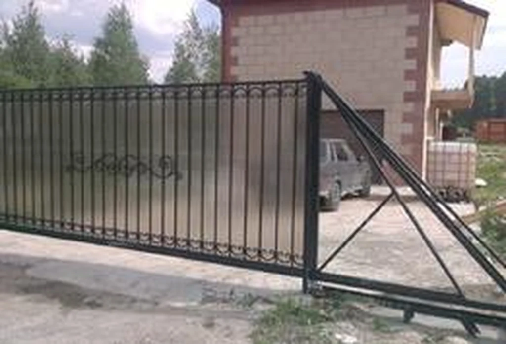 Откатные ворота на винтовых сваях 4500×2200 ВТ-11486