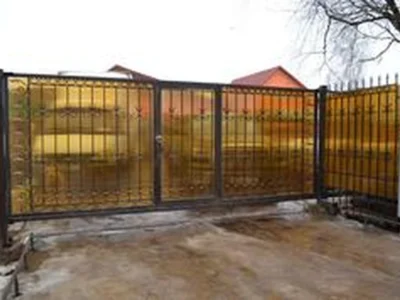 Откатные ворота на винтовых сваях 5000×2200 ВТ-11502