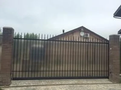 Откатные ворота на винтовых сваях 5500×2200 ВТ-11506